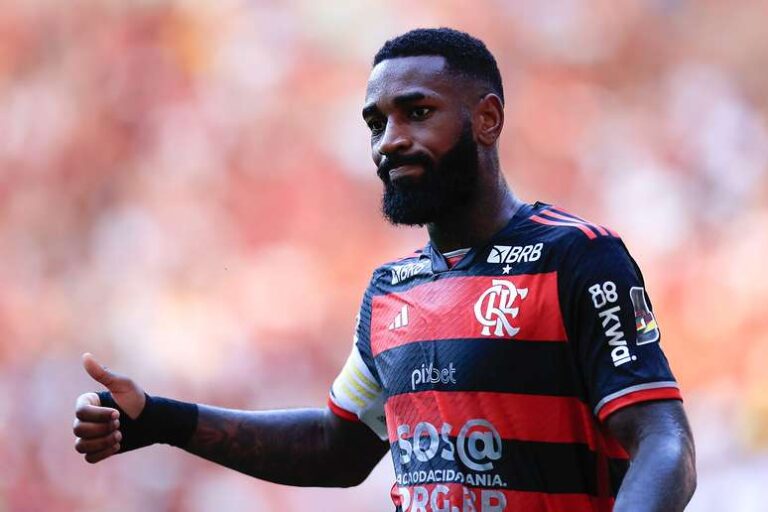 Gerson em Flamengo x Corinthians (Photo by Buda Mendes/Getty Images)