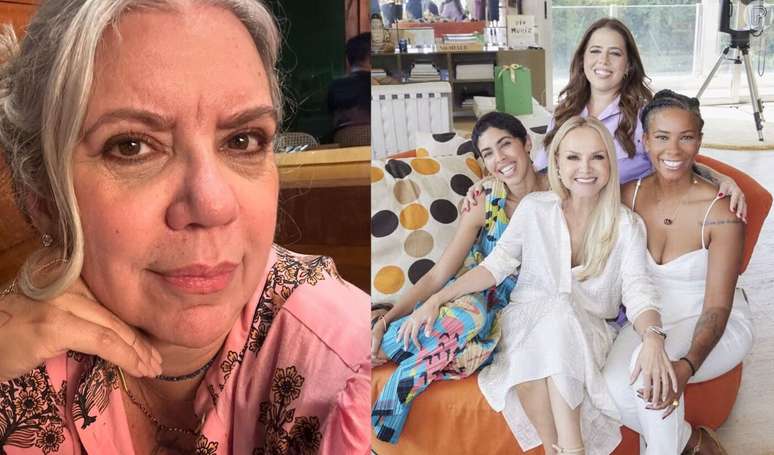 Astrid Fontenelle mandou recado para Eliana, que hoje a substitui no 'Saia Justa', programa que comandou por 11 anos na GNT: 'Que seja...'.