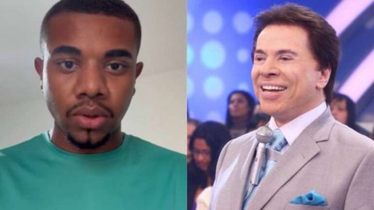 Davi Brito e Silvio Santos