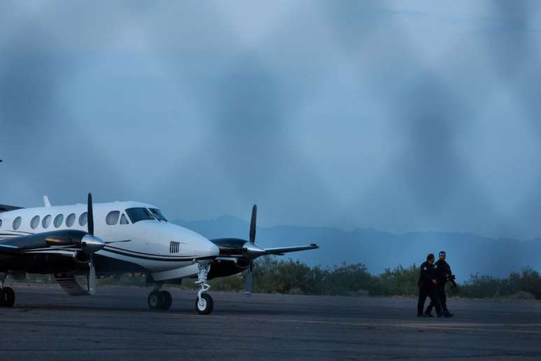 Avião que supostamente transportou traficantes mexicanos Ismael