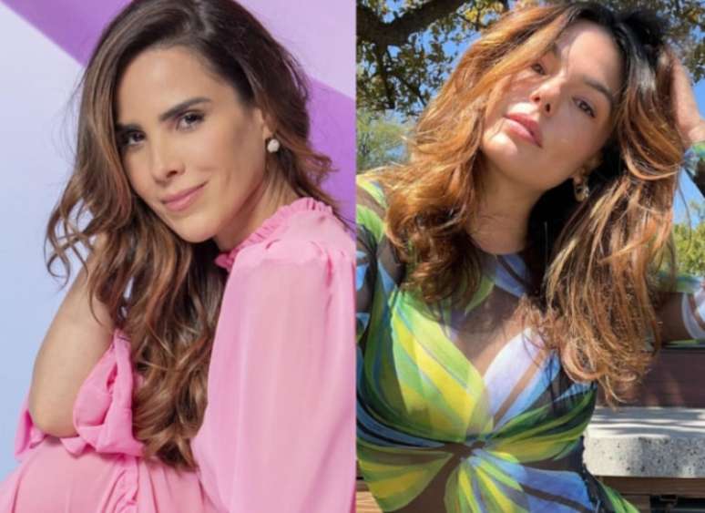 A cantora Wanessa Camargo e a atriz Isis Valverde