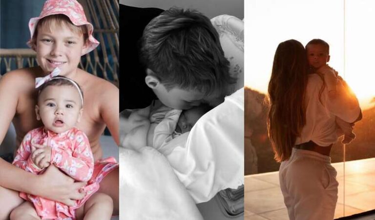 Rafaella Santos mostra momentos inéditos de fofura entre Davi Lucca e as irmãs caçula, Mavie e Helena. Veja fotos!.