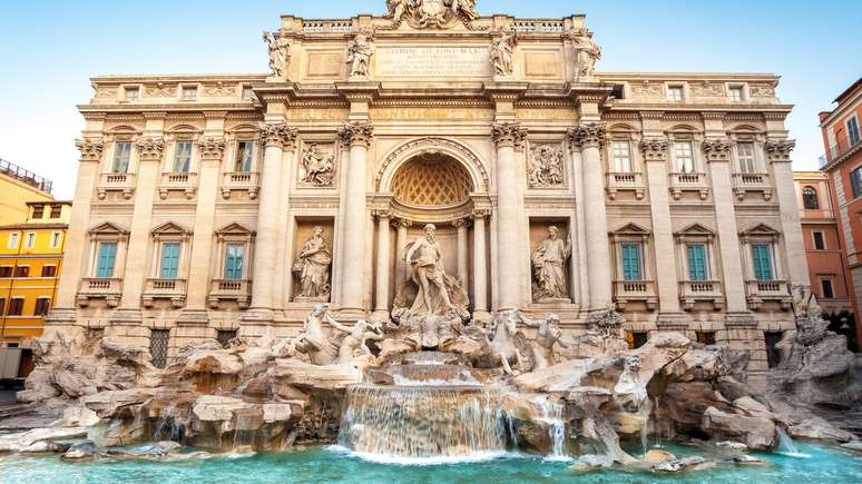 Fontana di Trevi é uma das fontes mais famosas do mundo