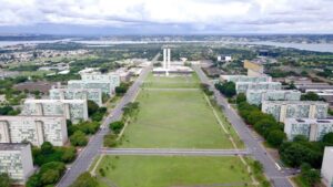 Esplanada dos Ministérios; O governo anunciou o aumento do número de empresas sendo abertas em 2024 no Brasil