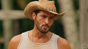 Leandro Lima como Levi em 'Pantanal'. Reprodução/TV Globo