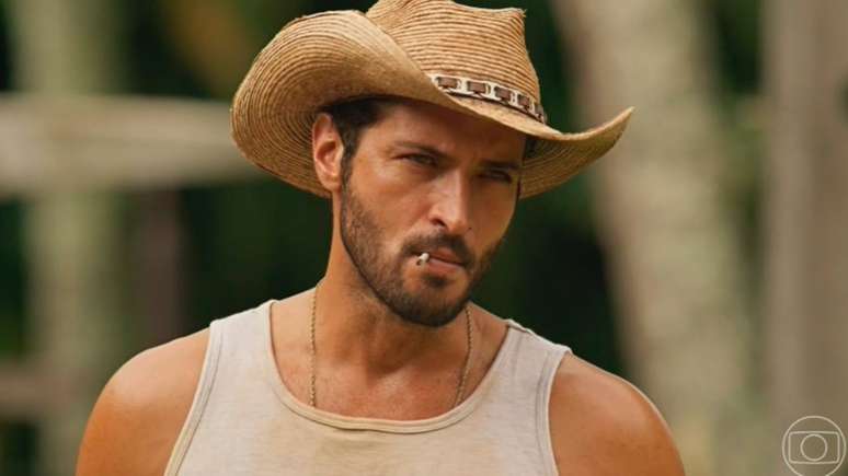 Leandro Lima como Levi em 'Pantanal'. Reprodução/TV Globo