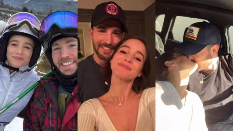 Chris Evans e Alba Baptista