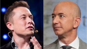 elon musk e jeff bezos, bilionários