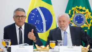 O ministro Alexandre Padilha e o presidente Lula