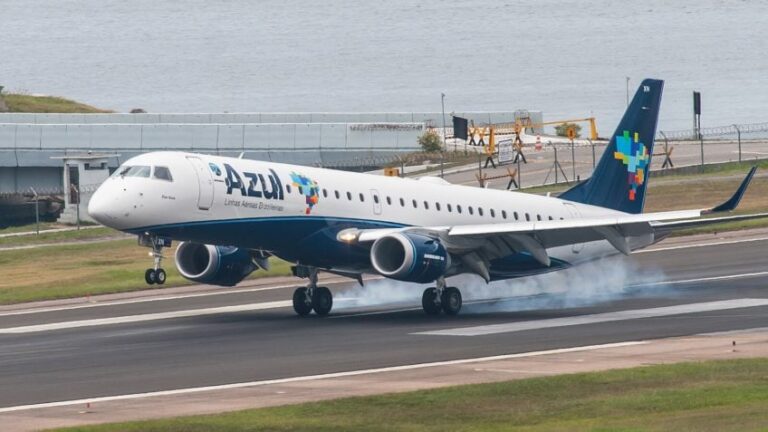 Avião da companhia aérea Azul