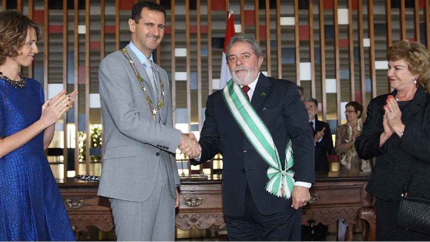 Lula e Bashar al-Assad