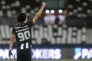 Matheus Nascimento. Botafogo x Ceilandia pela Copa Brasil no Estadio Nilton Santos. 12 de Maio de 2022, Rio de Janeiro, RJ, Brasil. Foto: Vitor Silva/Botafogo.