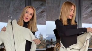 Na Suíça, Ana Paula Siebert veste look luxuoso de R$ 70 mil; confira