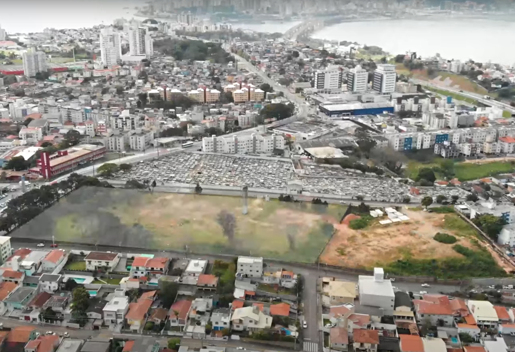 Novo Cefid será construído na parte mais elevada de terreno no Bairro Capoeiras - Imagem: Divulgação